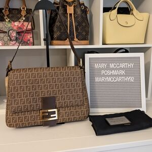 Fendi Mama Coated Canvas Bag